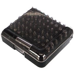 Набор бит с адаптером Kraftool 26140-H61 (61 предмет, материал crv, тип ph, torx, pz, sl)