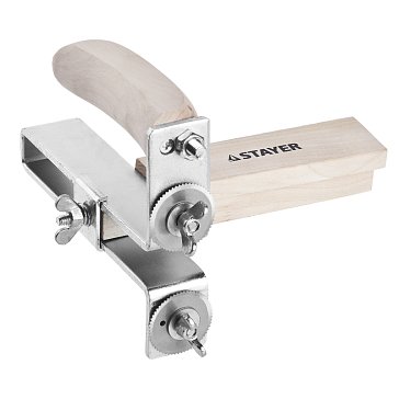 Изображение товара Резак для гипсокартона Stayer PROFI 15175_z01 с деревянной рукояткой