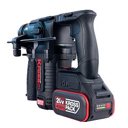 Перфоратор аккумуляторный Kress KU388, бесщеточный, 20В, 4Ач х2, кейс