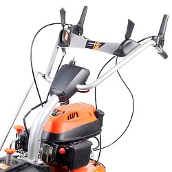 Бензиновая подметальная машина Patriot S 610 P (мощность 5.5 лошадиных сил, ширина 1000 мм, колеса)