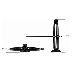 Домкрат механический Startul Auto ST8021-02