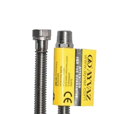 Изображение товара Сильфонная подводка для газа Ayvaz (1/2", 0,6 м, г/ш)