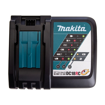 Изображение товара Зарядное устройство Makita 630793-1 для аккумуляторов 7.2-18 В Li-ion быстрый заряд в комплекте
