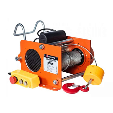 Изображение товара Электрическая лебедка Сибталь 14912 компакт 0,8т 30м тормоз РФ