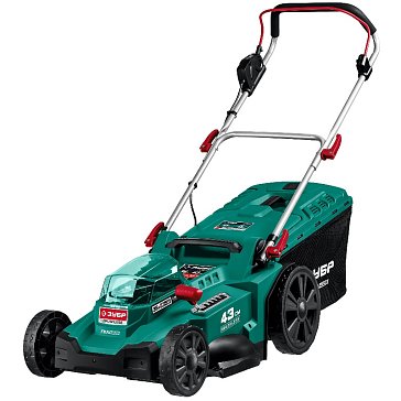 Изображение товара Бесщеточная электровзмательная газонокосилка Зубр ГКЛ-4336 36 В 43 см без АКБ