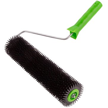 Изображение товара Валик игольчатый для наливных полов Сибртех 81111, с ручкой, острая игла, 300 мм