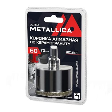 Изображение товара Коронка алмазная Metallica Ultra 901885 60х70 мм по керамограниту