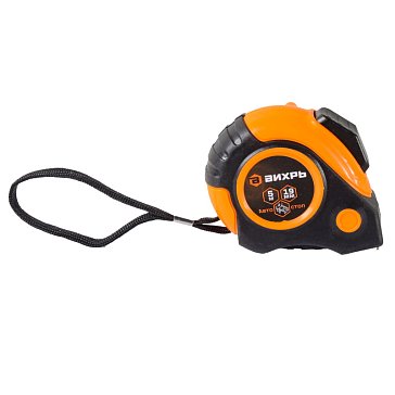 Изображение товара Рулетка геодезическая Вихрь 73/11/1/5 5м автостоп сталь пластик Россия