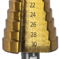 Сверло ступенчатое по металлу Практика Профи 798-324 (4-30 мм, 14 ступеней)