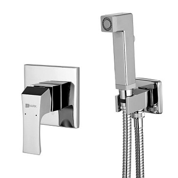 Изображение товара Смеситель Lemark Unit LM4519C с гигиеническим душем встраиваемый, хром