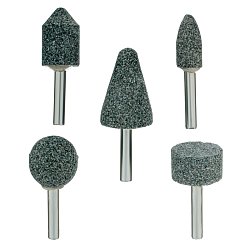 Набор шарошек абразивных Denzel 76027 для дрели ((ПШМ), 63С, 5 шт.)