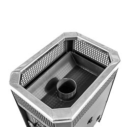 Банная печь Радуга ПБ-11 встроенный теплообменник, толщина стенки 6 мм