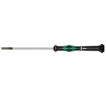 Изображение товара Отвертка шлицевая для электроники Wera 2035 WE-118008, 0,4x2,5x80 мм