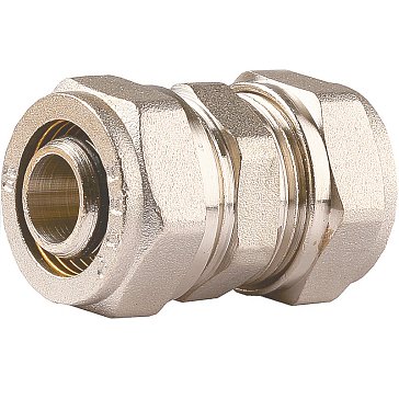 Изображение товара Муфта соединительная Зубр 51400-20 20х2 никель