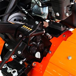 Мотоблок Patriot УРАЛ М высокоскоростной (цепной редуктор, колеса EXTREME 440107007, реверс)