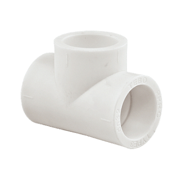 Изображение товара Тройник Tebo 110мм из полипропилена для труб и систем