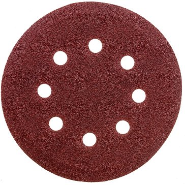 Изображение товара Шлифовальный круг Stayer 35452-125-080 125 мм Р80 8 отверстий Германия