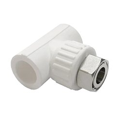 Тройник Valfex с накидной гайкой 32х1"х32