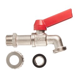 Кран водоразборный Valtec 1/2" со штуцером VT.051.N.04