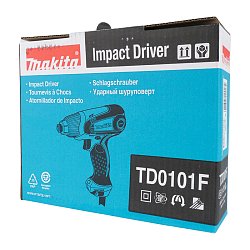 Сетевой ударный винтоверт Makita TD0101F (3600 оборотов, 230 Вт, макс 3200 ударов/мин, вес 1 кг, подсветка)