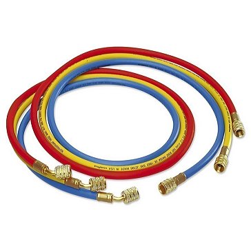 Изображение товара Набор напорных шлангов Rothenberger 1500000024 (3 шт. 1/4" SAE - 1/4" SAE)