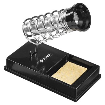 Изображение товара Подставка Зубр Мастер 55465 для паяльников из пластика надежная устойчивость