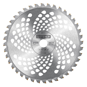 Изображение товара Нож для триммера Steher 75140 255 мм, 40T