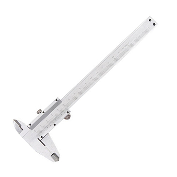 Изображение товара Штангенциркуль с глубиномером Matrix 316335 (шаг 0.02 мм, погрешность 0.05 мм, max измерение 250 мм)