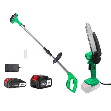 Изображение товара Аккумуляторная цепная пила-высоторез Zitrek GreenSaw 20 Plus 2xLi-ion