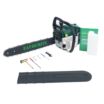 Изображение товара Профессиональная бензопила Favourite GC 2000/18 2кВт 45см3 45см шина