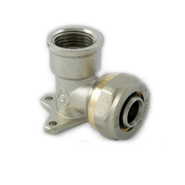 Изображение товара Угольник Altstream 20х3/4"F, внутренняя резьба, с креплением