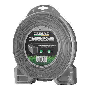 Изображение товара Профессиональная леска Caiman Titanium Power CB415, квадрат 3,0 мм, 44 м 