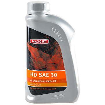 Изображение товара Моторное масло для 4х тактных двигателей 1 л Maxcut SAE 30