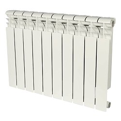 Радиатор биметаллический Rommer Profi BM 500 BI500-80-80-150 RBM-1210-050010, 10 секций (RAL9016)