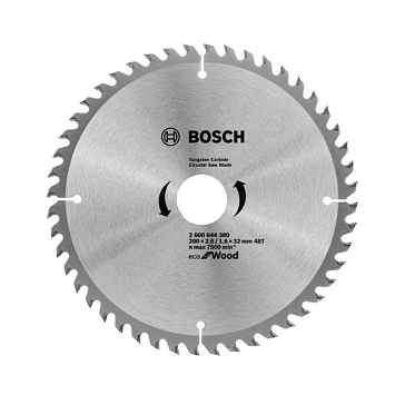 Изображение товара Пильный диск Bosch ECO WO 200x32-48T 2608644380 для дерева Германия