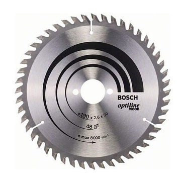 Изображение товара Пильный диск Bosch STD WO 190x30-48T 2608640617
