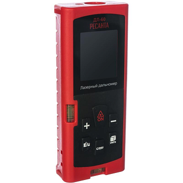 Изображение товара Лазерный дальномер Ресанта ДЛ-60 профессиональный с функциями площади и объема