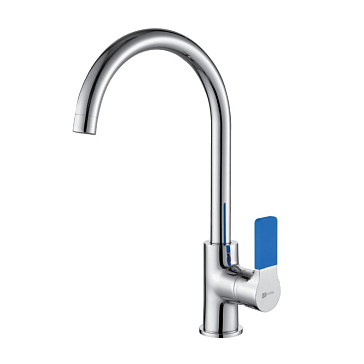 Изображение товара Смеситель для кухни Lemark Aura LM0605C хром однорычажный с гибкой подводкой