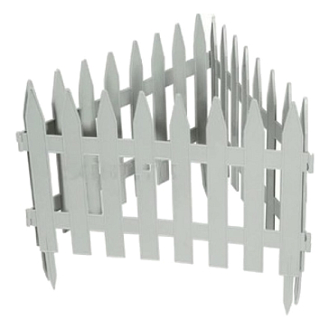 Изображение товара Декоративный забор Palisad 6500477 36х300 см пластиковый белый