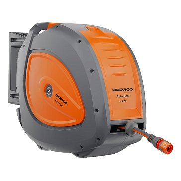 Изображение товара Автоматическая катушка со шлангом Daewoo DWR 3060 Auto Reel x35 для садового полива