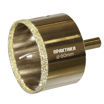 Изображение товара Коронка алмазная для керамогранита Практика 917-699 60 мм мокрый режет