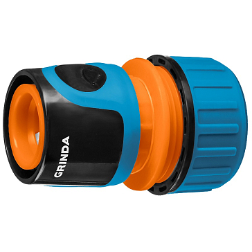 Изображение товара Быстросъёмный соединитель для шланга Grinda PROLine TC-12A 1/2" с автостопом