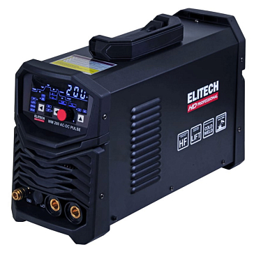 Изображение товара Сварочный инвертор Elitech WM 200 AC-DC PULSE MMA TIG 204476 профессиональный