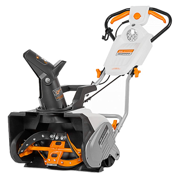 Изображение товара Электрический снегоуборщик Daewoo SE 2700 мощностью 2600 Вт, металлический шнек, регулятор выброса