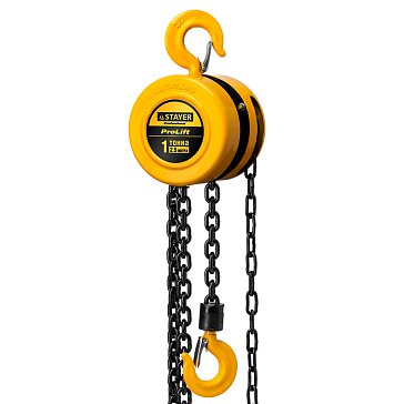 Изображение товара Цепная таль ручная STAYER PROLift 4308-1 1тонна 2,5м Германия
