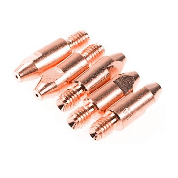 Изображение товара Наконечник контактный Solaris WA-3484 Ф 1.0 мм M6х28 мм E-Cu (набор 5 шт)