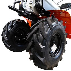 Мотоблок Patriot УРАЛ М высокоскоростной (цепной редуктор, колеса EXTREME 440107007, реверс)