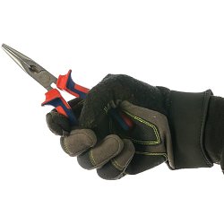 Длинногубцы КВТ Мастер 77422 (160 мм, двухкомпонентные рукоятки)
