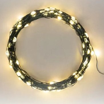 Изображение товара Гирлянда светодиодная Neon-Night "Роса" 1764100 303-266, 20м 200LED теплый белый IP20 с контроллером