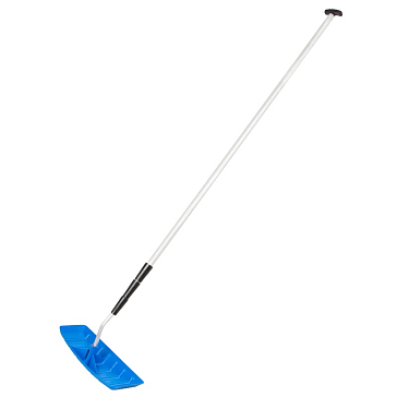 Изображение товара Скребок для уборки снега с крыш Россия 61672 (610х170 мм, длина 2-6 м, с колесами)